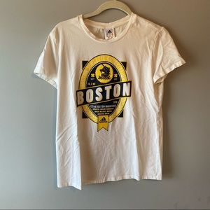 2018 122nd Boston Marathon Runners Adidas Tee Shirt